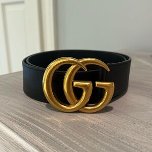 Black Gucci Belt